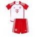 Bayern Munich Alphonso Davies #19 Hemmaställ Barn 2023-24 Kortärmad (+ Korta byxor)